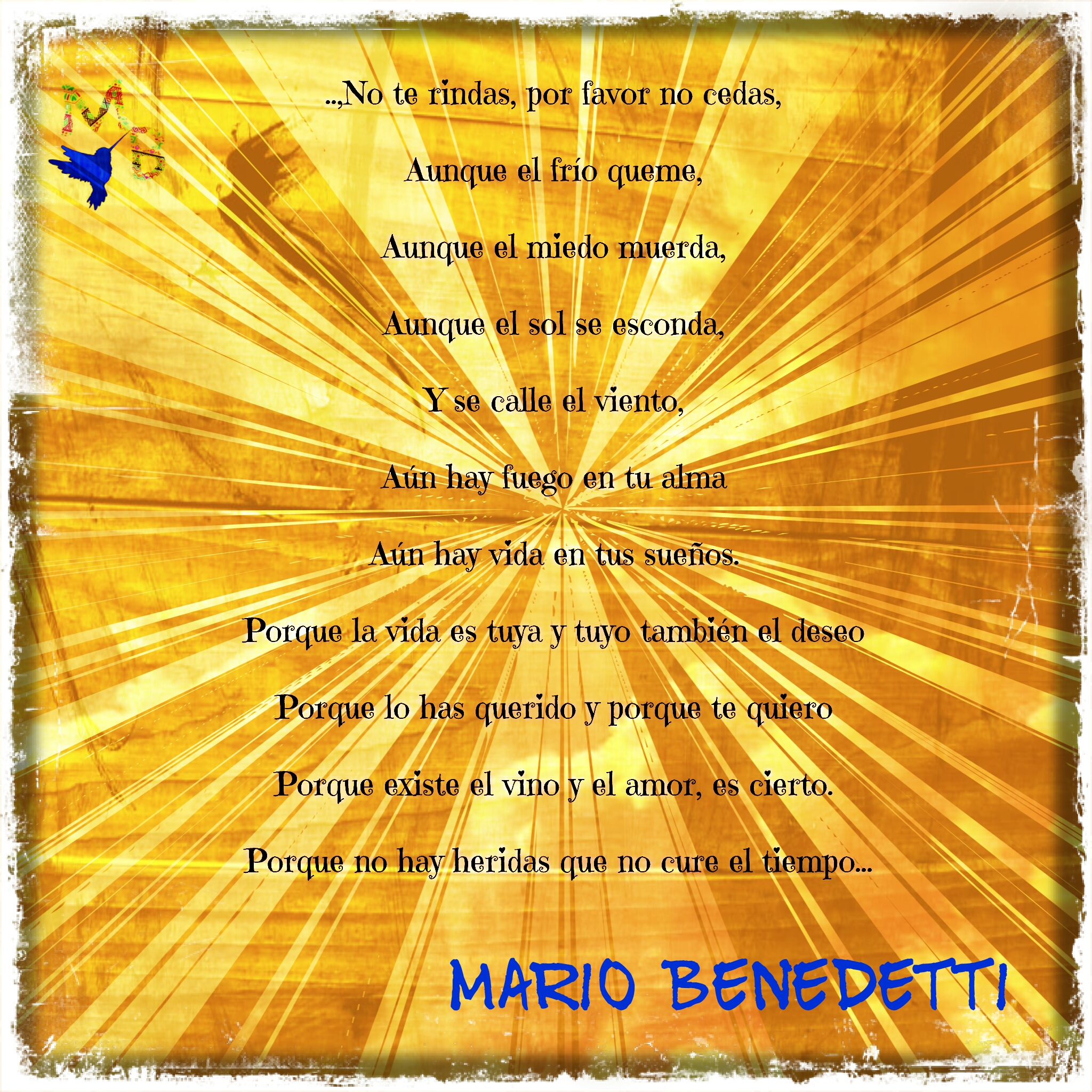 Poesía para Todxs: No te rindas