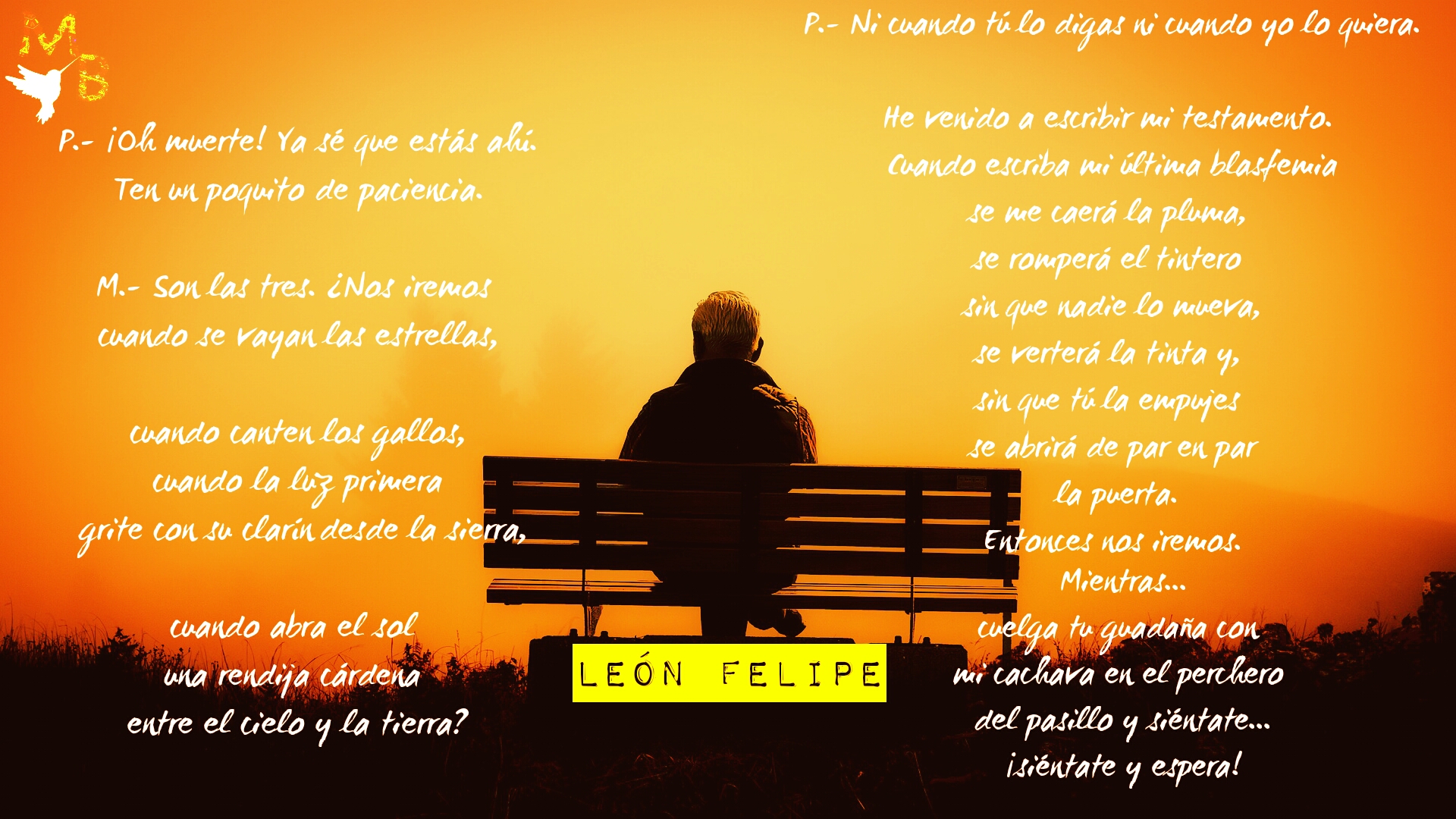 Poesía para Todxs: Diálogo entre el poeta y la muerte